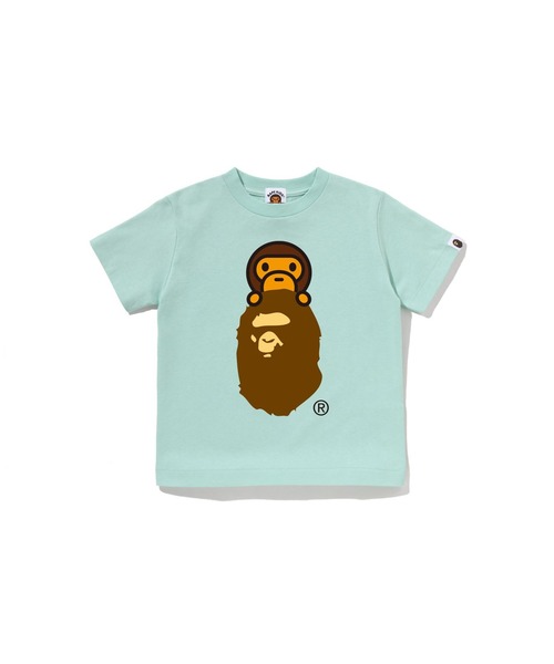 A BATHING APE（アベイシングエイプ） tシャツ MILO ON APE HEAD TEE