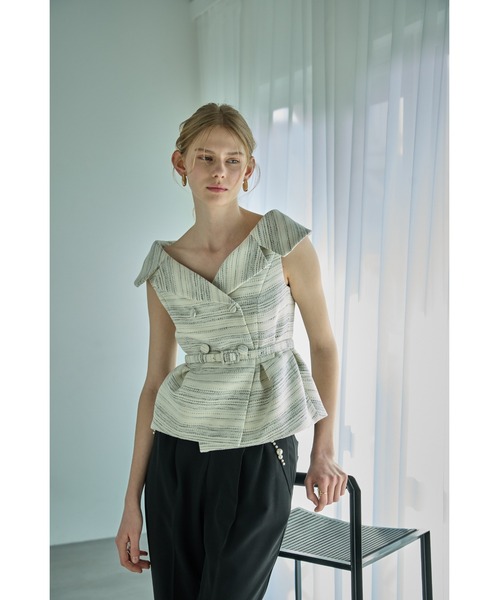 ERADIE（エラディエ） Wide Collar Off-Shoulder Top 2 オフショル