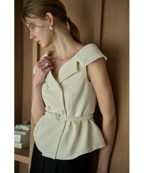 ERADIE（エラディエ） Wide Collar Off-Shoulder Top 2 オフショル