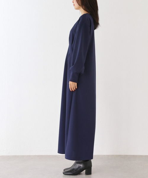 「LAVEANGE」 長袖ワンピース 3L ブラック レディース_画像3
