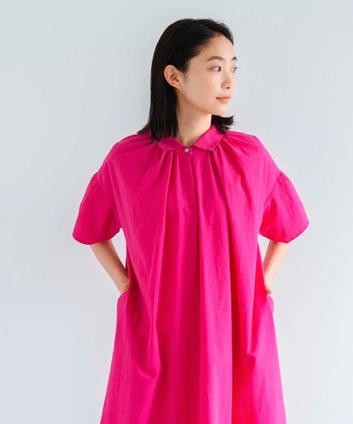 D ワンピース ガーメントダイギャザーワンピース : ZOZOTOWN Yahoo!店