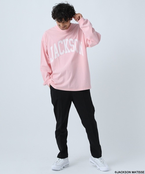 「JACKSON MATISSE」 長袖Tシャツ MEDIUM チャコール メンズ_画像5