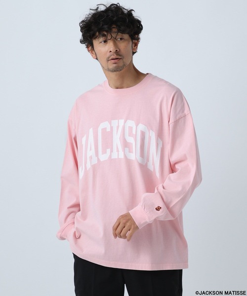 「JACKSON MATISSE」 長袖Tシャツ MEDIUM チャコール メンズ_画像7