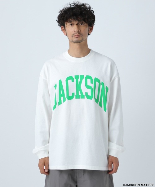 「JACKSON MATISSE」 長袖Tシャツ MEDIUM チャコール メンズ_画像8