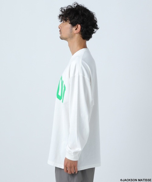 「JACKSON MATISSE」 長袖Tシャツ MEDIUM チャコール メンズ_画像9