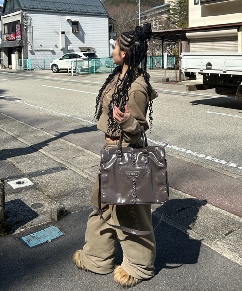 「INTER FACTORY」 2WAYバッグ FREE ダークグレー レディース_画像2