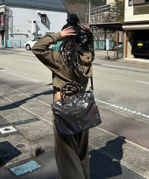 「INTER FACTORY」 2WAYバッグ FREE ダークグレー レディース_画像4
