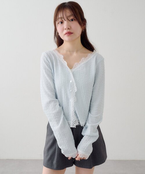 kastane カーディガン セール】【好評価レビュー多数】ウール混シャギーカーディガン