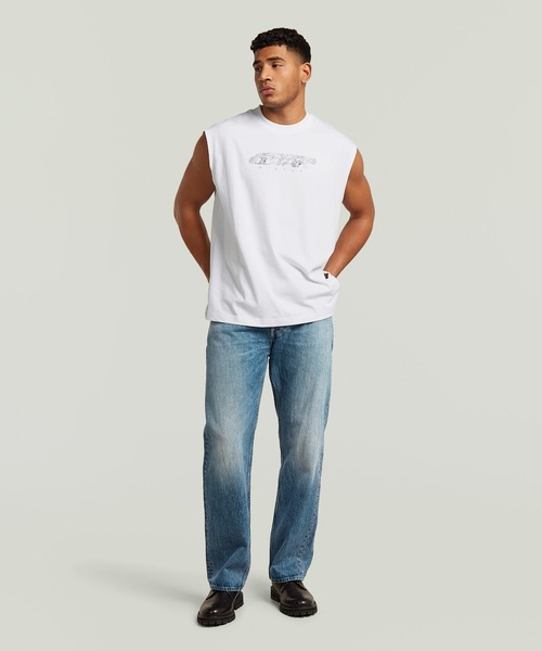G-STAR RAW tシャツ Loose Graphic Sleeveless T-Shirt/ルーズ