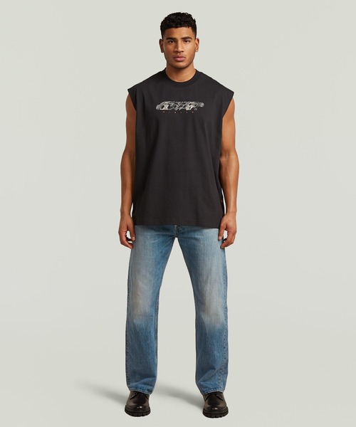 G-STAR RAW tシャツ Loose Graphic Sleeveless T-Shirt/ルーズ