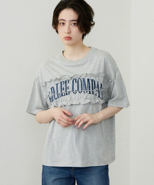 Lija リージャ　半袖S 新品未使用 Lee（リー） tシャツ 半袖 シャーリングTシャツ レディース : ZOZOTOWN
