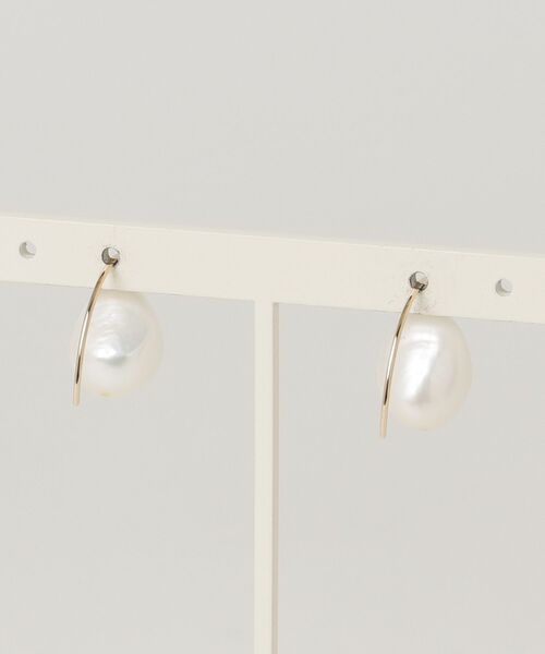 「anq.」 ピアス(両耳用) ONE SIZE ホワイト レディース_画像2