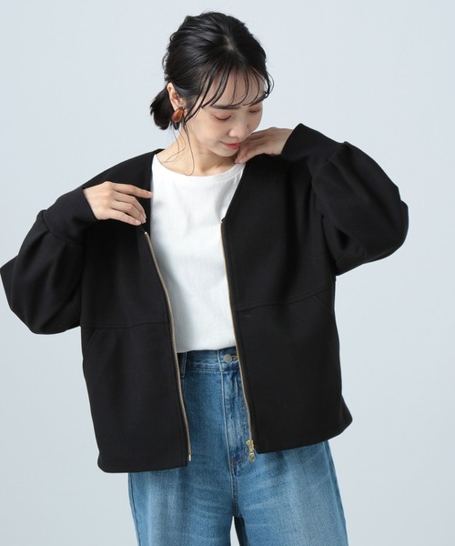 「BAYFLOW」 ブルゾン SMALL グレー レディース_画像6