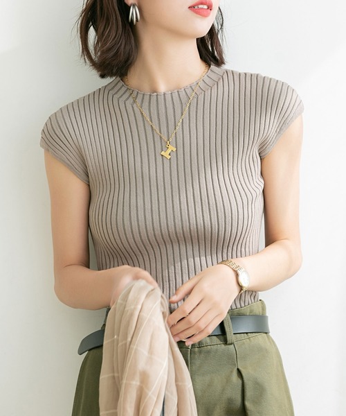 DRESS+（ドレスプラス） サマーニット ニット セーター フレンチ