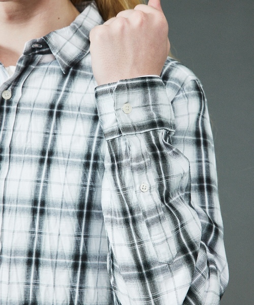 「5351 POUR LES HOMMES」 長袖シャツ 48 ブラック メンズ_画像9
