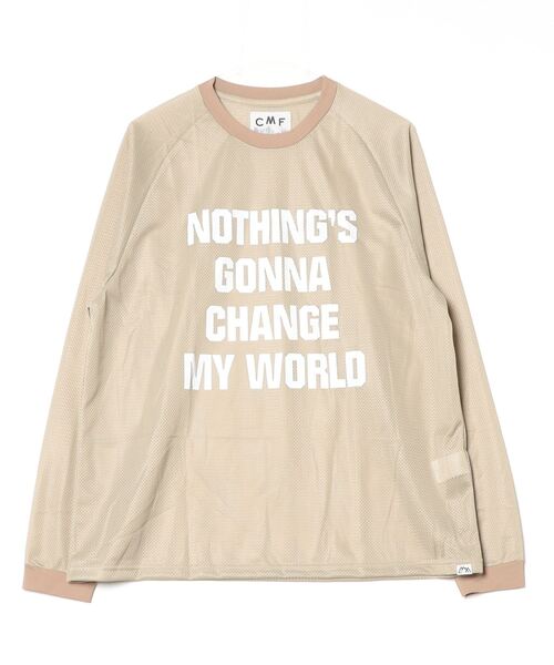 「CMF OUTDOOR GARMENT」 長袖Tシャツ L ベージュ メンズ_画像4