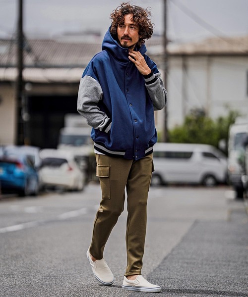CAMBIO（カンビオ） スタジャン mj11604-Fleece Lined Snap Front