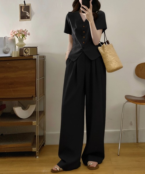 FAVORITO セットアップ シャツパンツセットアップ レディース