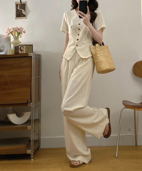 明日まで出品　ZOZOTOWNレディース服　42点　まとめ売り FAVORITO セットアップ シャツパンツセットアップ レディース