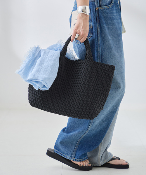 トートバッグ NAGHEDI/ナゲディ ST BARTHS MIDIUM TOTE トートバッグ レディースの画像