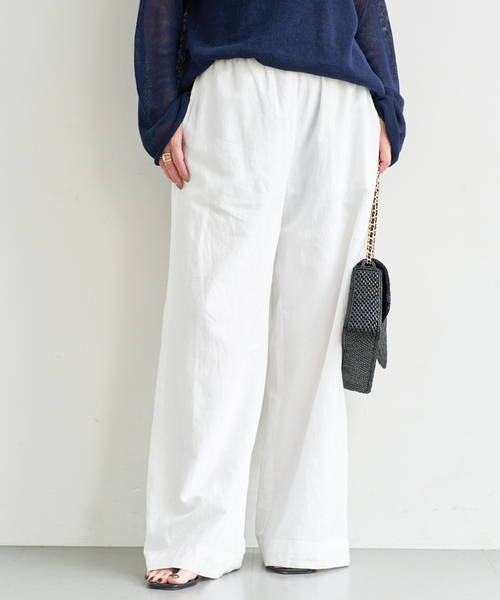 Deuxieme Classe（ドゥーズィエムクラス） パンツ Cotton Linen Relax