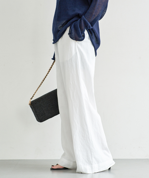 Deuxieme Classe（ドゥーズィエムクラス） パンツ Cotton Linen Relax