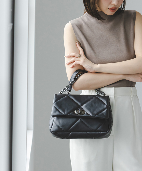 Maison Vincent NOBLE 別注　キルティング チェーンバッグ NOBLE（ノーブル） ショルダーバッグ バッグ 「NOBLE別注・WEB限定追加