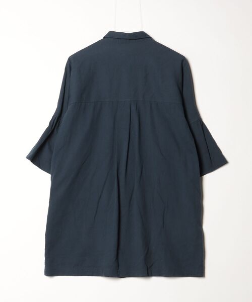 「179/WG」 7分袖ワンピース MEDIUM ネイビー レディース_画像2