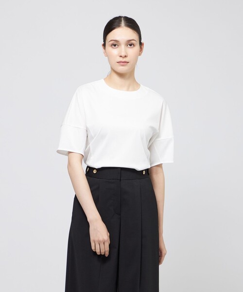 新品未使用タグ付き EPOCA エポカ 半袖 ボレロ　L 40 三陽商会 EPOCA（エポカ） tシャツ 半袖 フォルムTシャツ レディース : ZOZOTOWN