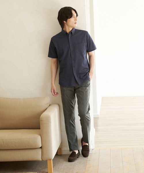 「Blue Standard 」 半袖シャツ SMALL ブルー系その他 メンズ_画像7