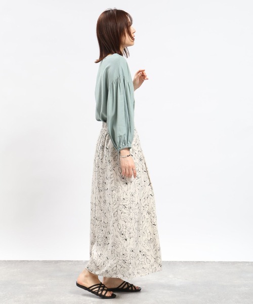 「GLOBAL WORK Smile Seed Store」 イージーパンツ MEDIUM アイボリー レディース_画像3
