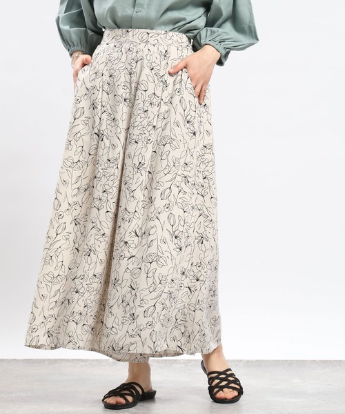 「GLOBAL WORK Smile Seed Store」 イージーパンツ MEDIUM アイボリー レディース_画像4