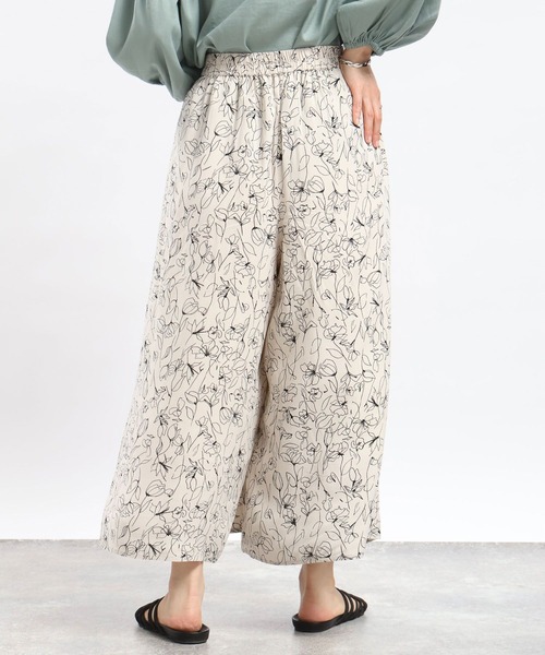 「GLOBAL WORK Smile Seed Store」 イージーパンツ MEDIUM アイボリー レディース_画像6