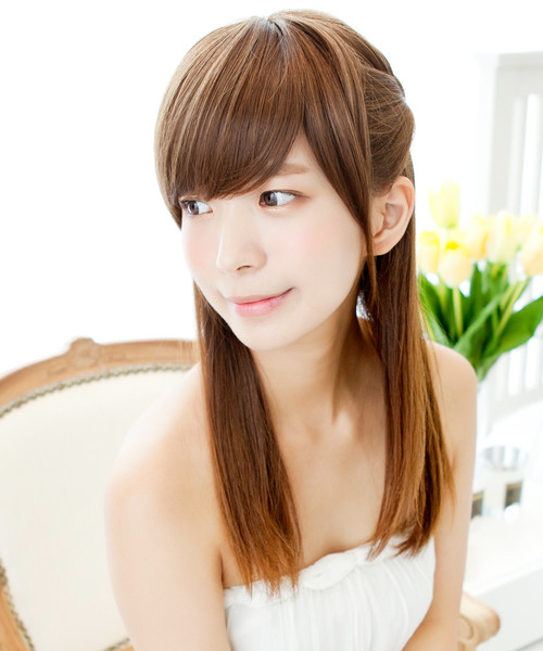 LINEASTORIA トップカバーウィッグ LINEASTORIA ウィッグ エクステ 「トップカバー」Natural前髪シャギー