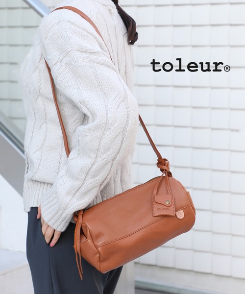 ショルダーバッグ バッグ 「toleur」カウレザー ロールショルダー/11881 レディース メンズ