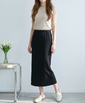 ロング スカート とにかくラクで伸びる!スーパ...の詳細画像2
