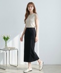 ロング スカート とにかくラクで伸びる!スーパ...の詳細画像4