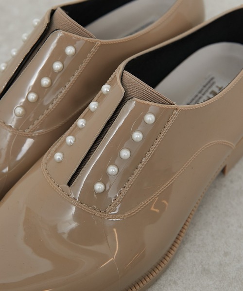 ぽこ　新品未使用　テンパレイト レインシューズTEMPERATE パール TEMPERATE テンパレイト レインシューズ レディース パール