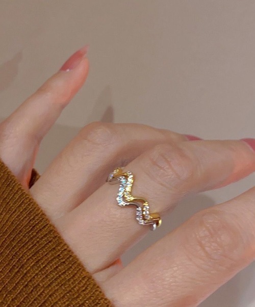 COO+i（クーイ） 指輪 リング 調整可能デザインシルバーリング