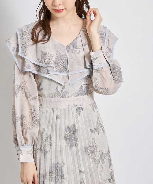 tocco closet（トッコ クローゼット） ワンピース ビッグカラー