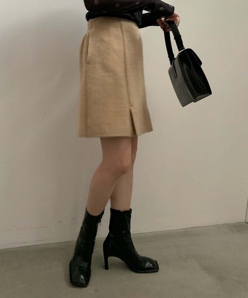 Ameri パンツ UND MOHAIR SHAGGY CULOTTES SKIRT レディース