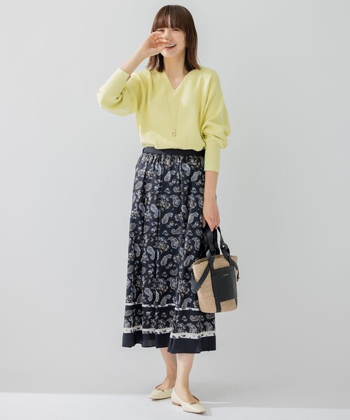 じゅんの様おまとめ2点　23区 洗える コンパクトコットンポリエステルニット じゅんの様おまとめ2点 23区 洗える コンパクトコットンポリエステル