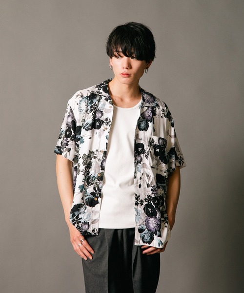 新品未使用 OUTERKNOWN シャツ 開襟シャツ アロハシャツ NO NEED シャツ オープンカラー アロハシャツ メンズ レディース