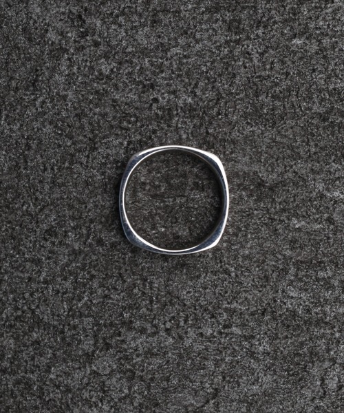 ORLEAN 指輪 リング 金属アレルギー対応 ニュアンススクエアリング 7号