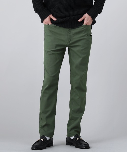 LIL VENDARS パンツ 強ストレッチ5ポケット裏起毛パンツ メンズ