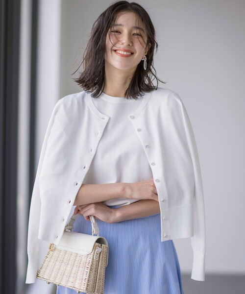 組曲（KUMIKYOKU） カーディガン 「UVケア・接触冷感」MINA ニット
