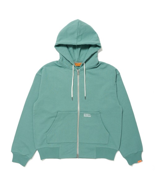 STUDIO SEVEN パーカー Caution Logo Basic Zip Hoodie「STUDIOSEVEN