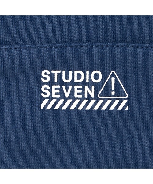 STUDIO SEVEN パーカー Caution Logo Basic Zip Hoodie「STUDIOSEVEN