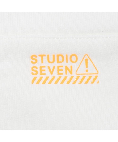 STUDIO SEVEN パーカー Caution Logo Basic Zip Hoodie「STUDIOSEVEN