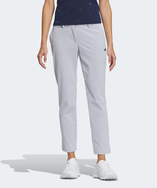 adidas パンツ 4wayストレッチ シアサッカーアンクル「adidas